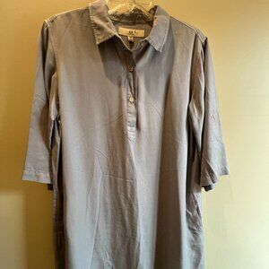 Collared tunic with pockets